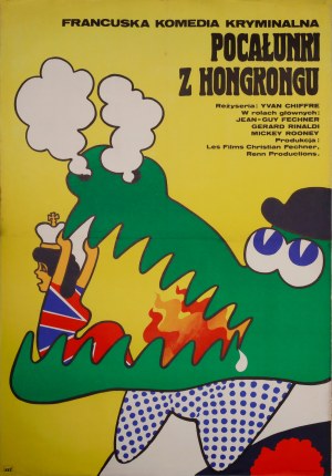 proj. Maciej ŻBIKOWSKI (b. 1935), Kisses from Hong Kong, 1977