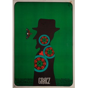 proj. Jerzy FLISAK (1930-2008), Gracz, 1973
