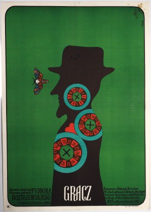 proj. Jerzy FLISAK (1930-2008), Gracz, 1973