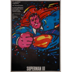 proj. Waldemar ŚWIERZY (1931-2013), Superman III, 1985