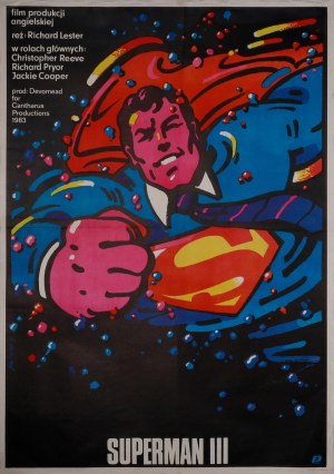 proj. Waldemar ŚWIERZY (1931-2013), Superman III, 1985