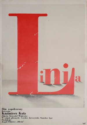 proj. Mieczyslaw WASILEWSKI (b. 1942), Line, 1971