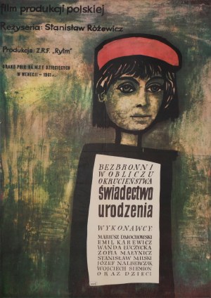 proj. Jan MŁODOŻENIEC (1929-2000), Certificate of birth, 1979