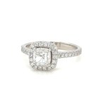 3.38 GR WHITE GOLD AND DIAMOND RING - BRILLIANT - GIA - SFR40301