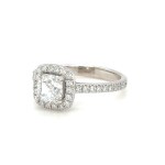 3.38 GR WHITE GOLD AND DIAMOND RING - BRILLIANT - GIA - SFR40301
