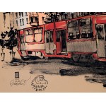 Tetiana OCHEREDKO (ur. 1985), Dolne Miasto Gdańsk. Zabytkowy tramwaj, 2025