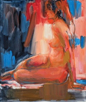 Kateryna OCHEREDKO (b. 1985), Warmth of the sunset, 2025