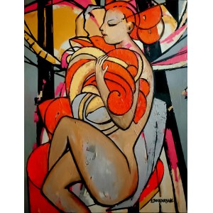 Elisabeth BOUKOURBANE (nata nel 1958), Permeazione d'autunno, 2025