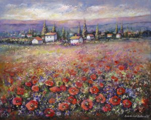 Anna SANDECKA-LĄKOCY (ur. 1970), Summer in Pienza, 2025