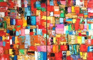 Aleksandra RUSAKOVA (b. 1986), Tokyo, diptych, 2025