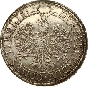 Austria Tyrol 2 Taler ND (1635) Leopold V and Claudia