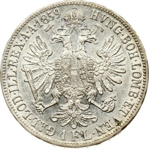 Austria 1 Florin 1859 A