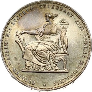 Austria 2 Gulden 1879 Silver Wedding