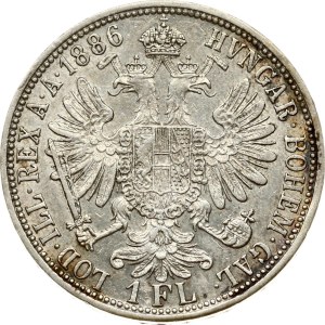 Austria 1 Florin 1886
