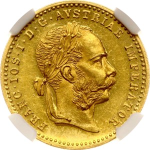 Austria Ducat 1889 NGC MS 61