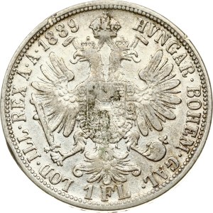 Rakúsko 1 Florin 1889