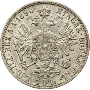 Rakúsko 1 Florin 1890
