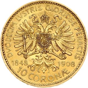 Austria 10 Corona 1908 Reign