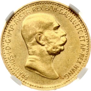Austria 10 Corona 1909 NGC AU 58