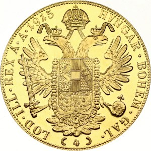 Austria 4 Ducats 1915 Restrike