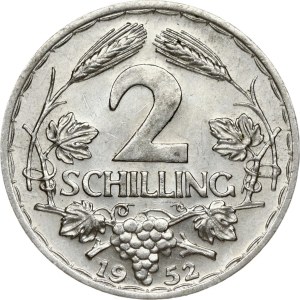 Austria 2 Schilling 1952 RARE
