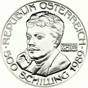 Austria 500 Schilling 1989 Koloman Moser