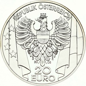 Austria 20 Euro 2003 Reconstruction