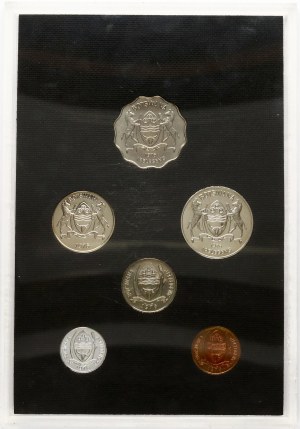 Botswana 1 Thebe - 1 Pula 1976 Set of 6 coins