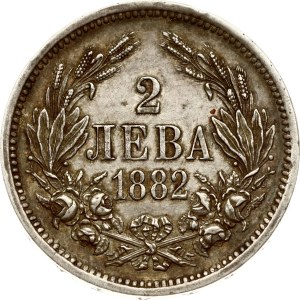 Bulgaria 2 Leva 1882