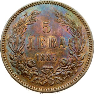 Bulgaria 5 Leva 1885