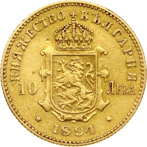Bulgaria 10 Leva 1894 КБ