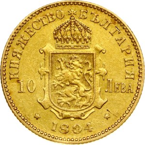 Bulgaria 10 Leva 1894 КБ