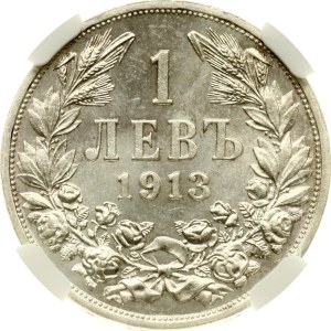 Bulgaria 1 Lev 1913 NGC MS 62