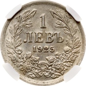 Bulgaria 1 Lev 1925 NGC MS 64