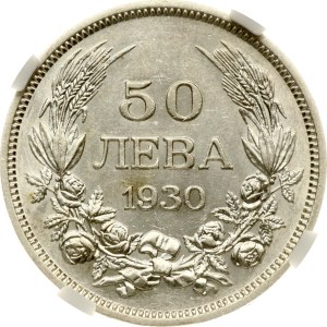 Bulgaria 50 Leva 1930 BP NGC AU 55