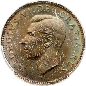 Canada 25 Cents 1950 PCGS MS 65