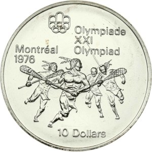 Canada 10 Dollars 1974 Lacrosse