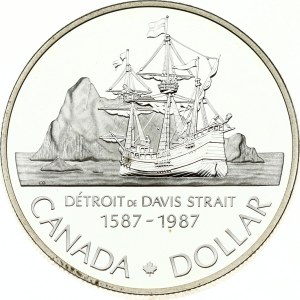 Canada 1 Dollar 1987 Davis Strait