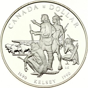 Canada 1 Dollar 1990 Henry Kelsey
