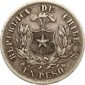 Chile Peso 1876 So