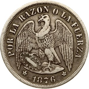 Chile Peso 1876 So