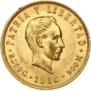 Cuba 5 Pesos Jose Marti 1916