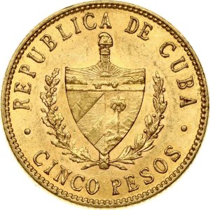 Cuba 5 Pesos Jose Marti 1916