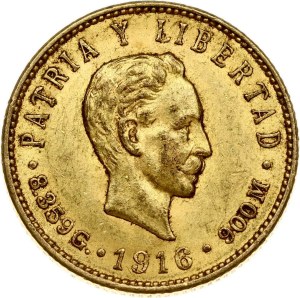 Cuba 5 Pesos Jose Marti 1916