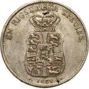 Denmark Speciedaler 1838 FF