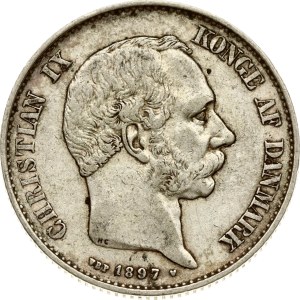 Denmark 2 Kroner 1897 HC/VBP