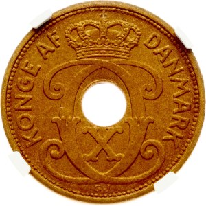 Denmark 5 Ore 1940 N GJ NGC MS 66 BN