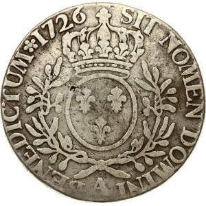 France Ecu 1726 A