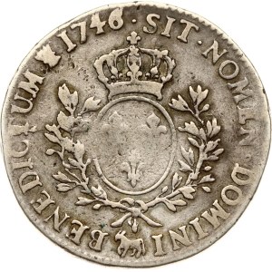 France Ecu 1746 Pau