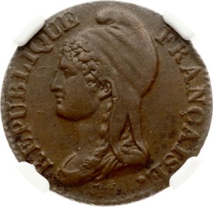 France 5 Centimes L' AN 4 (1795-1796) A GC AU 58 BN